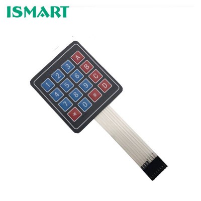 4*4 Matrix Keypad Membrane Switch Button Control Panel Single-chip Expansion Keypad